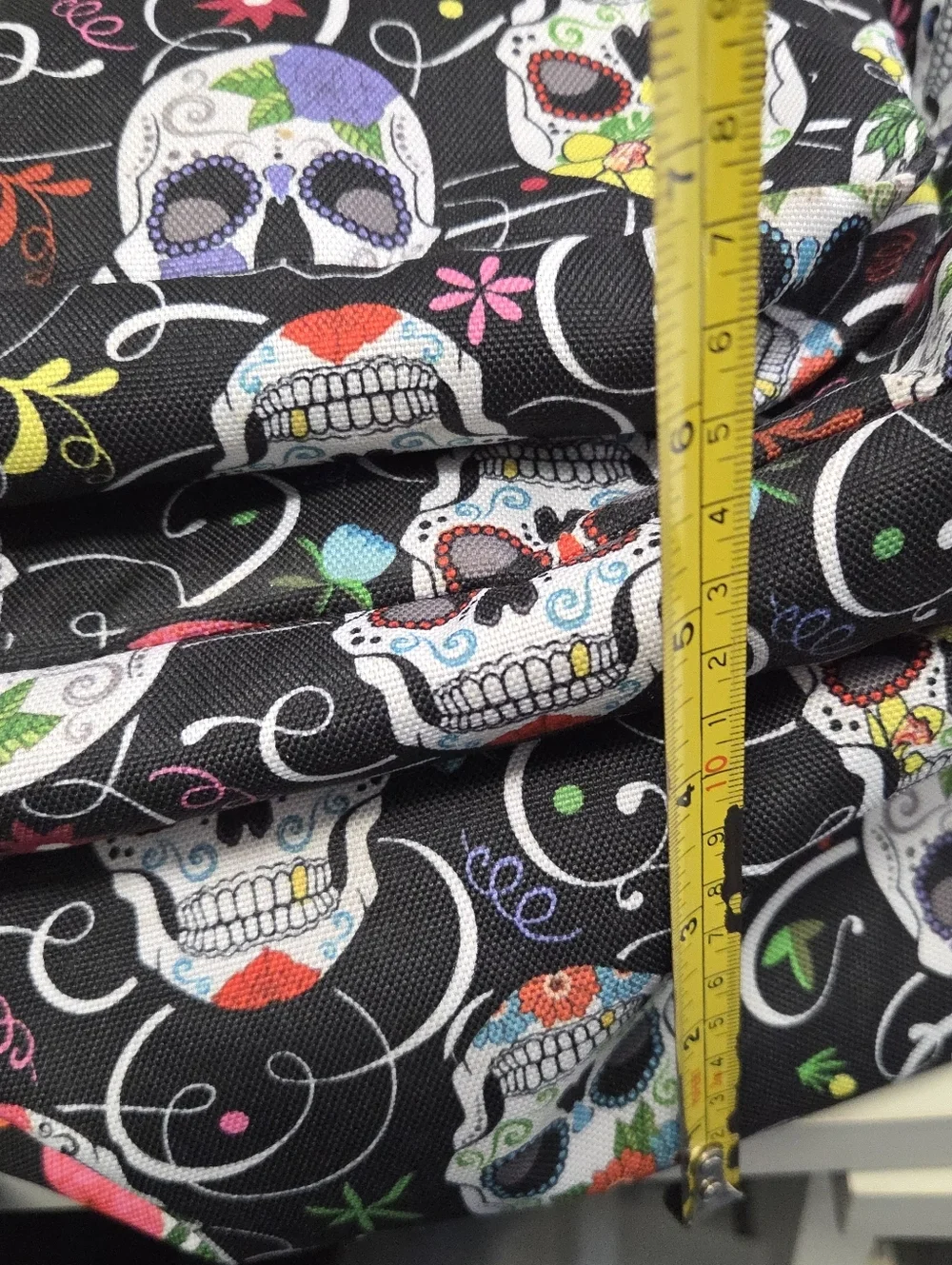 Jansport Trans Sugar Skull Dia De Los Muertos Backpack, Halloween Latin Goth Bag